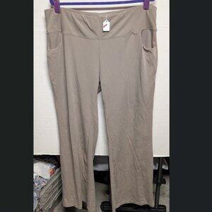 🧘♀️ Yoga Fitness Pants – Taupe/Beige – Size 3XL